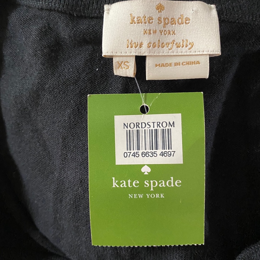 NEW Kate Spade Sofia Cardigan Silk Cotton - Picture 4 of 4